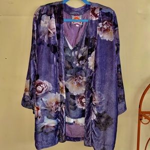 Johnny Was Velvet Kimono
